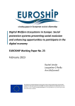 EUROSHIP Working Paper No. 23 Digital Welfare Ecosystems in Europe