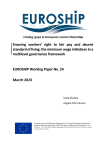 EUROSHIP Working Paper No. 24 Ensuring workers’ right to fair pay and decent standard of living-01