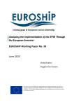 EUROSHIP Working Paper No. 33-01